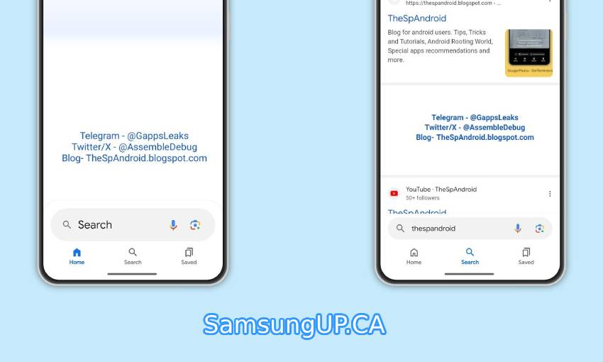 Google App on Android