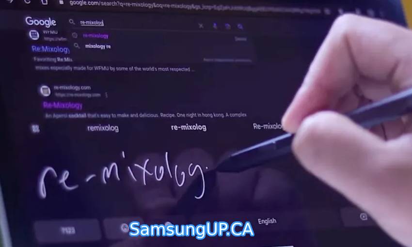 Gboard handwriting input
